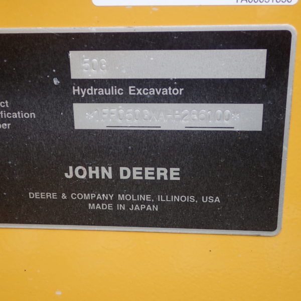 2017 John Deere 50G Mini Excavator